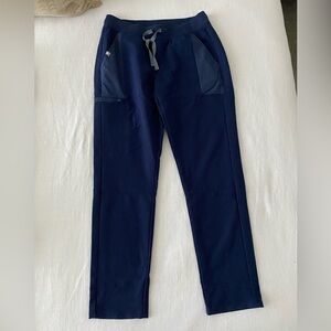 Figs Navy Blue Track Pants